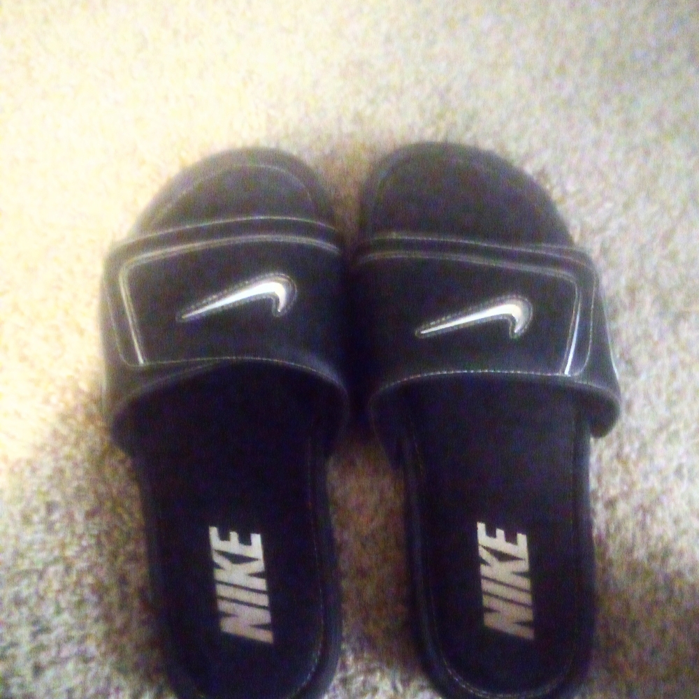 Nike Black Slip-On Loafers